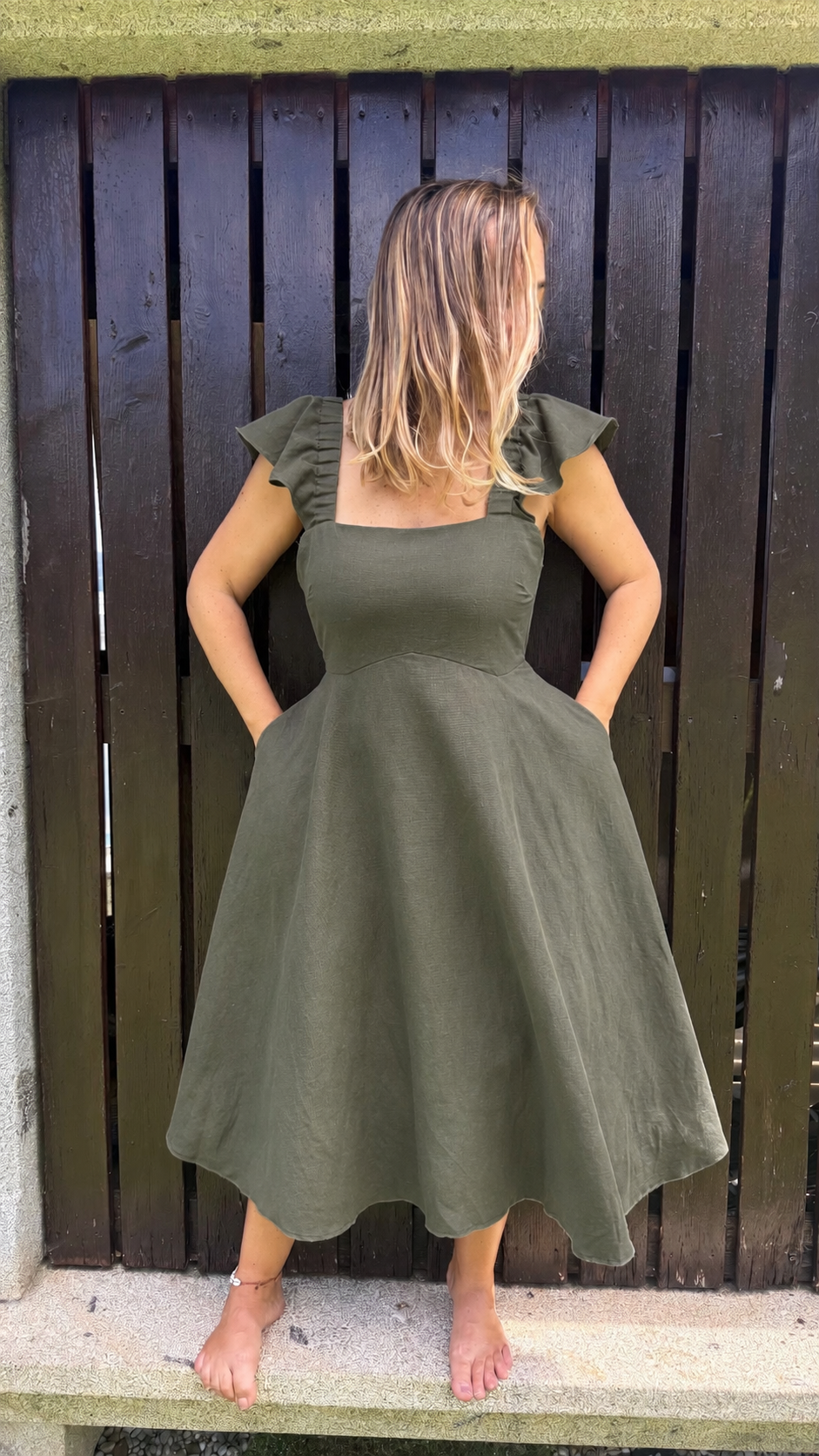 VESTIDO LUZ VERDE