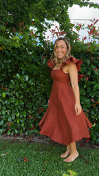VESTIDO LUZ TIJOLO