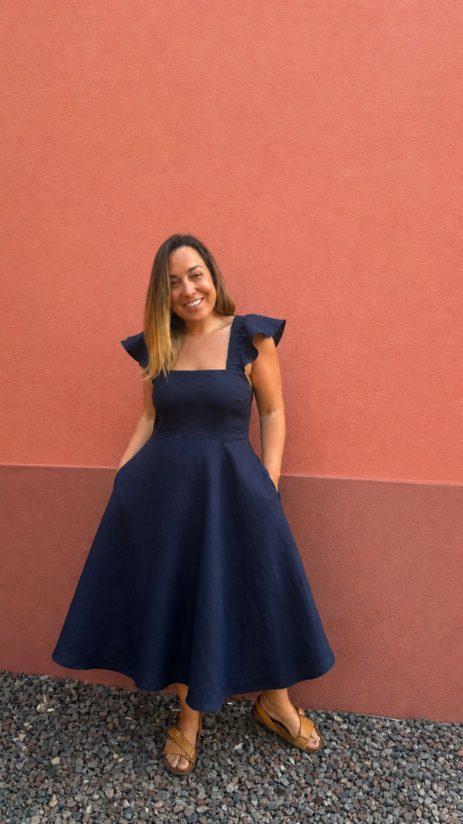 VESTIDO LUZ MARINHO
