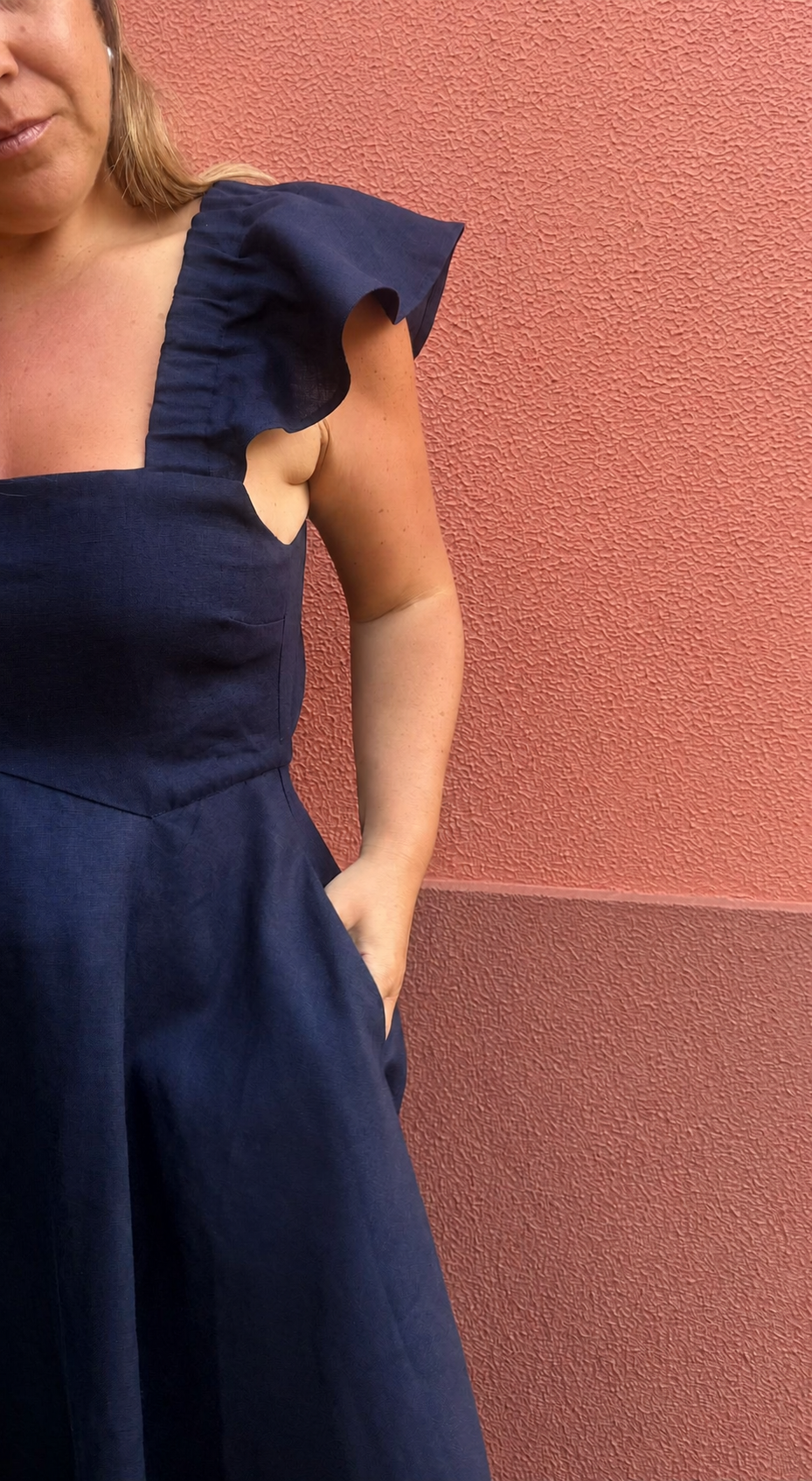VESTIDO LUZ MARINHO