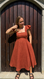 VESTIDO LUZ TIJOLO