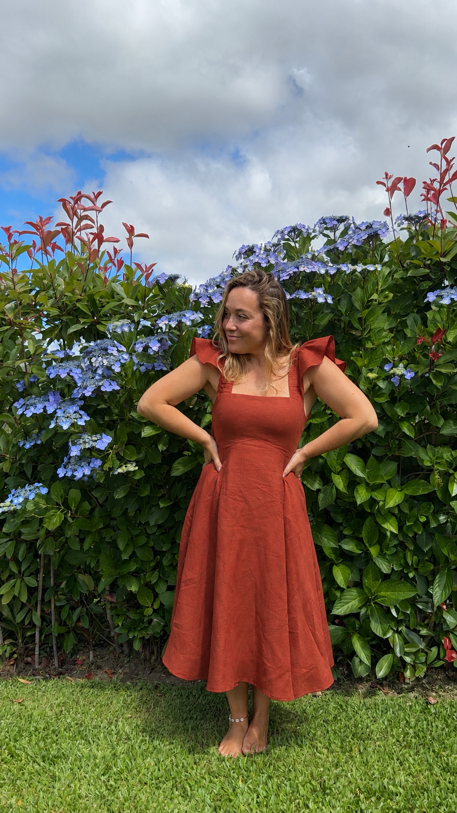 VESTIDO LUZ TIJOLO