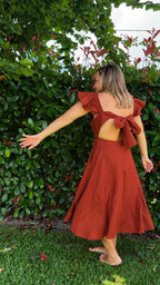 VESTIDO LUZ TIJOLO