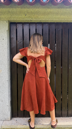 VESTIDO LUZ TIJOLO