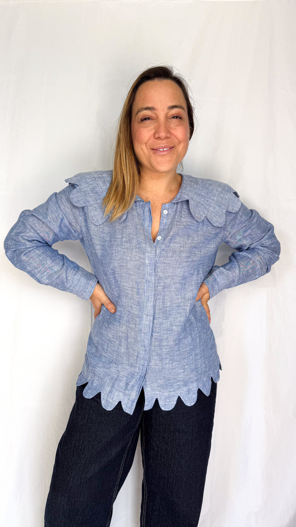 Francisca azul claro
