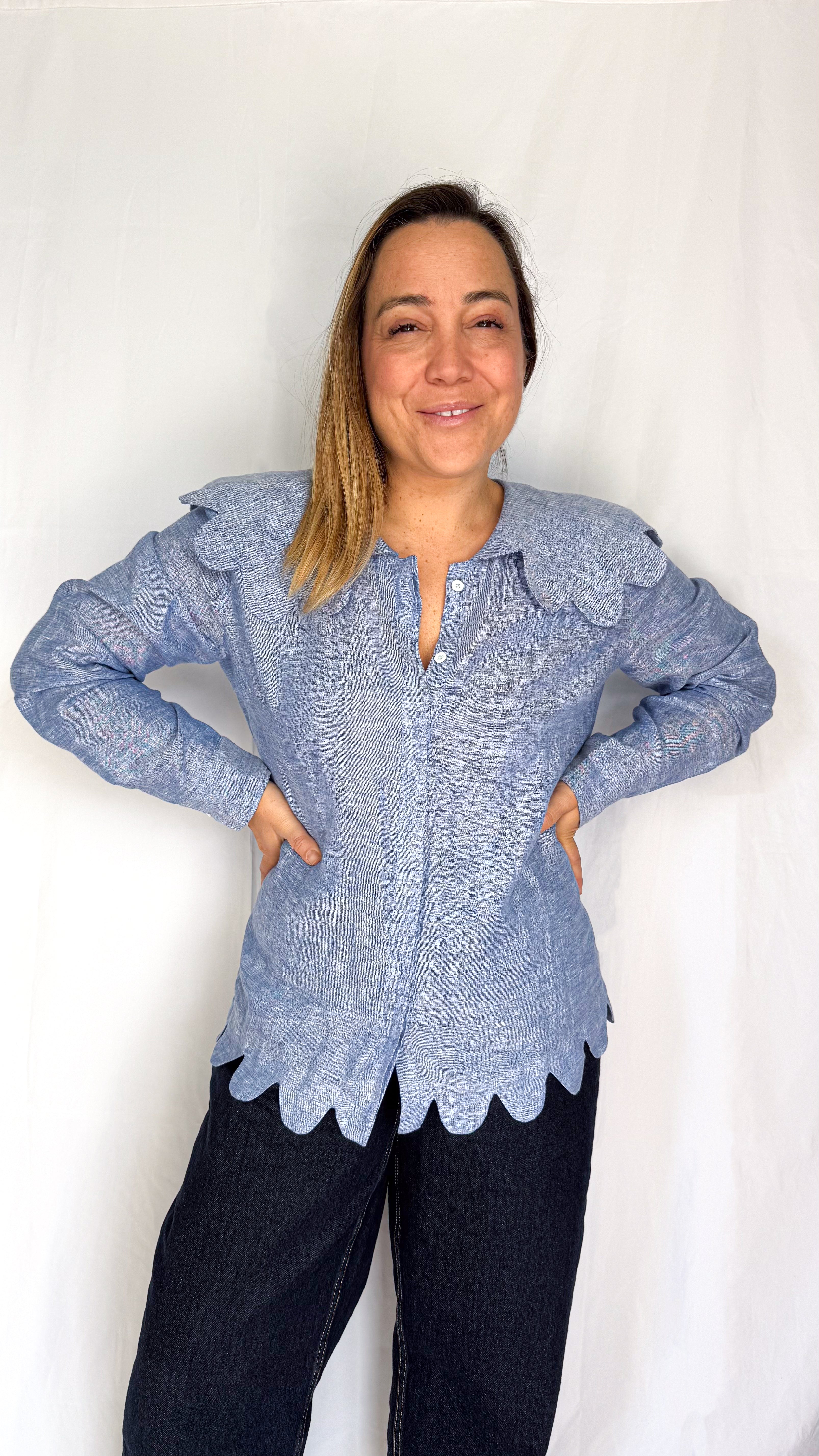 Francisca azul claro